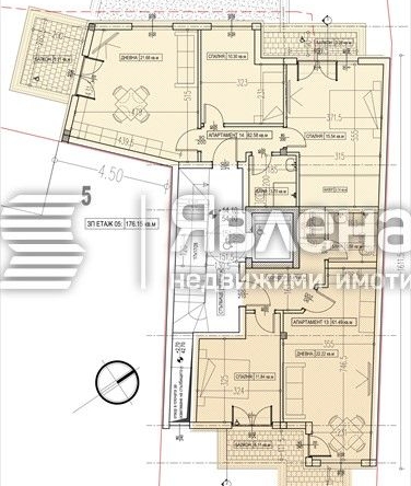 Тристаен апартамент в Варна, Колхозен пазар - 106 кв.м за 1306 €/кв.м - Снимка #1
