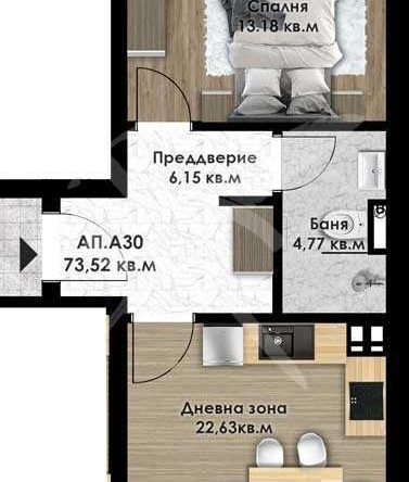 Двустаен апартамент в Пловдив, Остромила - 86 кв.м за 944 €/кв.м - Снимка #1