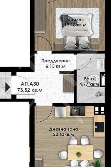 Двустаен апартамент в Пловдив, Остромила - 86 кв.м за 944 €/кв.м - Снимка #1