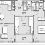 Тристаен апартамент в София, Витоша - 117 кв.м за 2924 €/кв.м - Снимка #1