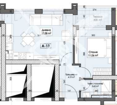 Двустаен апартамент в Пловдив, Кършияка - 67 кв.м за 1094 €/кв.м - Снимка #1