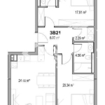 Тристаен апартамент в Пловдив, Христо Смирненски - 116 кв.м за 1778 €/кв.м - Снимка #1