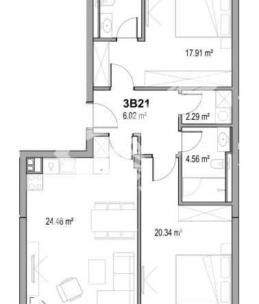 Тристаен апартамент в Пловдив, Христо Смирненски - 116 кв.м за 1778 €/кв.м - Снимка #1