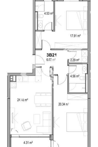 Тристаен апартамент в Пловдив, Христо Смирненски - 116 кв.м за 1778 €/кв.м - Снимка #1