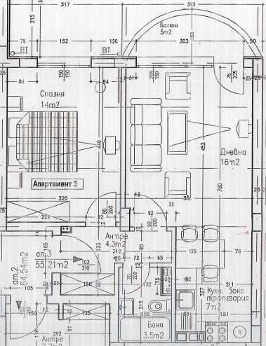 Двустаен апартамент в София, Люлин 2 - 66 кв.м за 1644 €/кв.м - Снимка #1