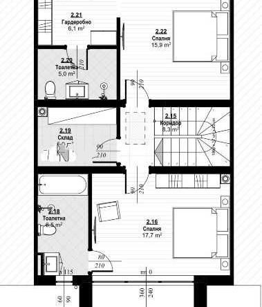 Къща в Пловдив, Коматево - 270 кв.м за 870 €/кв.м - Снимка #1