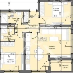 Тристаен апартамент в Пловдив, Тракия - 87 кв.м за 653 €/кв.м - Снимка #1