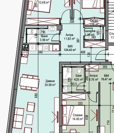 Тристаен апартамент в София, Подуяне - 106 кв.м за 1497 €/кв.м - Снимка #1