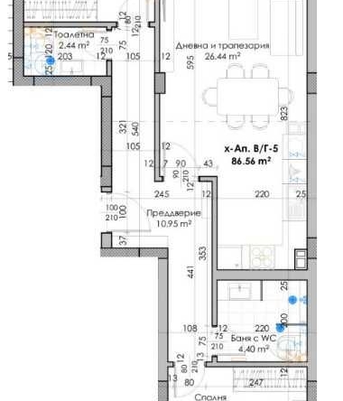 Тристаен апартамент в Пловдив, Кючук Париж - 107 кв.м за 885 €/кв.м - Снимка #1