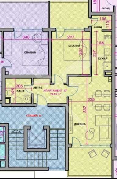 Двустаен апартамент в Поморие - 76 кв.м за 1700 €/кв.м - Снимка #1