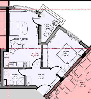 Двустаен апартамент в Поморие - 58 кв.м за 2024 €/кв.м - Снимка #1