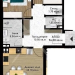 Тристаен апартамент в Пловдив, Остромила - 113 кв.м за 941 €/кв.м - Снимка #1