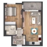 Двустаен апартамент в Пловдив, Кършияка - 65 кв.м за 1004 €/кв.м - Снимка #1