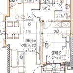 Двустаен апартамент в Пловдив, Остромила - 71 кв.м за 591 €/кв.м - Снимка #1