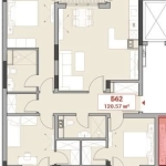 Четиристаен апартамент в София, Младост 4 - 120 кв.м за 2167 €/кв.м - Снимка #1