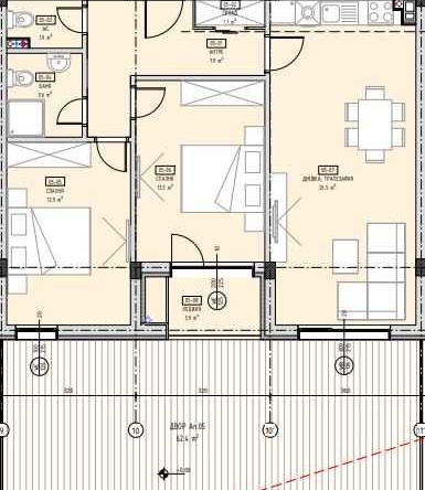 Тристаен апартамент в София, Малинова долина - 99 кв.м за 1069 €/кв.м - Снимка #1