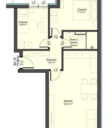 Тристаен апартамент в Варна, Аспарухово - 77 кв.м за 614 €/кв.м - Снимка #1