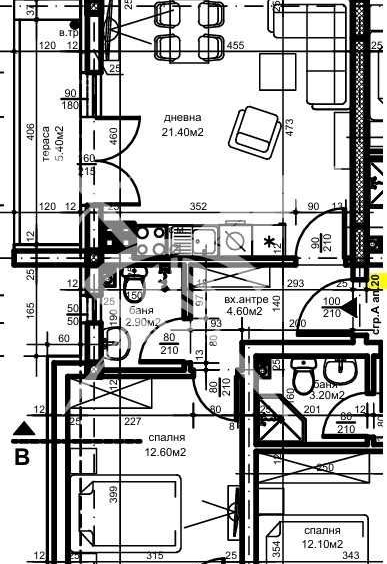 Двустаен апартамент в Пловдив, Христо Смирненски - 69 кв.м за 1014 €/кв.м - Снимка #1