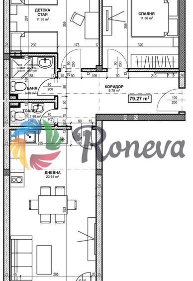 Тристаен апартамент в к.к. Св.Св. Константин и Елена - 84 кв.м за 627 €/кв.м - Снимка #1