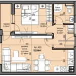 Двустаен апартамент в Пловдив, Христо Смирненски - 60 кв.м за 826 €/кв.м - Снимка #1