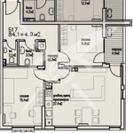 Тристаен апартамент в Бургас, Сарафово - 103 кв.м за 669 €/кв.м - Снимка #1