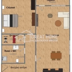 Двустаен апартамент в Търговище, Център - 58 кв.м за 1002 €/кв.м - Снимка #1