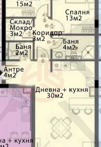 Тристаен апартамент в София, Модерно предградие - 113 кв.м за 817 €/кв.м - Снимка #1