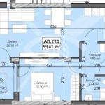 Двустаен апартамент в Пловдив, Кършияка - 73 кв.м за 1102 €/кв.м - Снимка #1