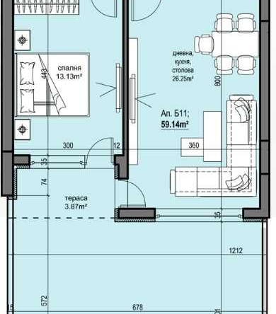 Двустаен апартамент в Пловдив, Христо Смирненски - 104 кв.м за 683 €/кв.м - Снимка #1