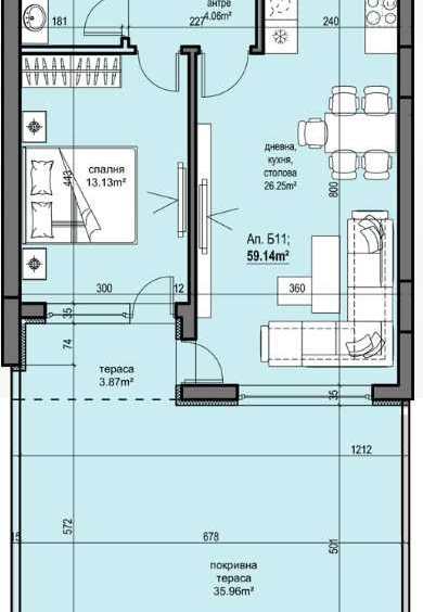 Двустаен апартамент в Пловдив, Христо Смирненски - 104 кв.м за 683 €/кв.м - Снимка #1