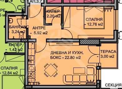 Дава се под наем Двустаен апартамент в Пловдив, Остромила - 71 кв.м за 76227 € - Снимка #1
