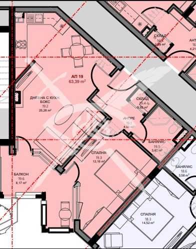 Двустаен апартамент в Поморие - 63 кв.м за 1098 €/кв.м - Снимка #1