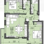 Тристаен апартамент в Пловдив, Христо Смирненски - 96 кв.м за 1244 €/кв.м - Снимка #1