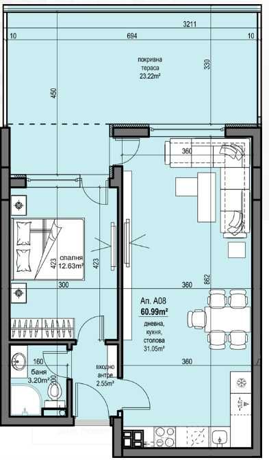 Двустаен апартамент в Пловдив, Христо Смирненски - 94 кв.м за 720 €/кв.м - Снимка #1