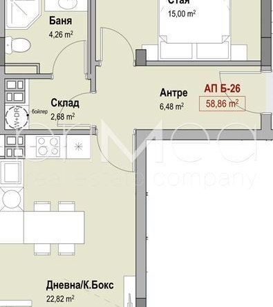 Двустаен апартамент в Бургас, Славейков - 93 кв.м за 663 €/кв.м - Снимка #1