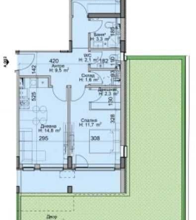Тристаен апартамент в София, Модерно предградие - 100 кв.м за 1248 €/кв.м - Снимка #1