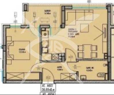 Двустаен апартамент в Бургас, Славейков - 64 кв.м за 1050 €/кв.м - Снимка #1