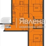 Тристаен апартамент в Бургас, Братя Миладинови - 84 кв.м за 1602 €/кв.м - Снимка #1