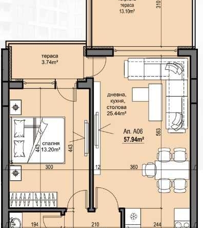 Двустаен апартамент в Пловдив, Христо Смирненски - 80 кв.м за 821 €/кв.м - Снимка #1