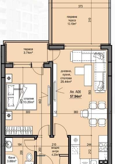Двустаен апартамент в Пловдив, Христо Смирненски - 80 кв.м за 821 €/кв.м - Снимка #1