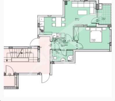 Двустаен апартамент в Пловдив, Прослав - 67 кв.м за 957 €/кв.м - Снимка #1