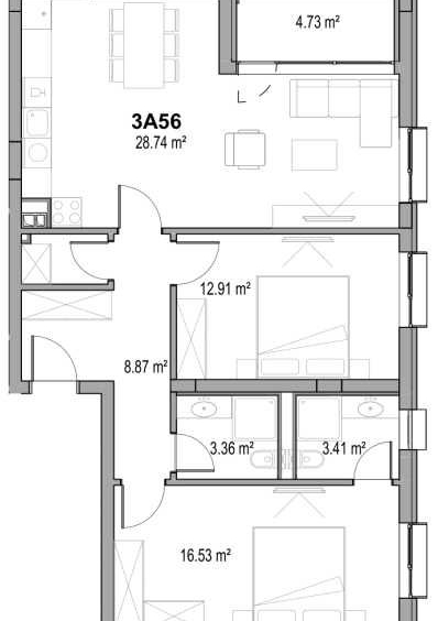 Тристаен апартамент в Пловдив, Христо Смирненски - 112 кв.м за 1808 €/кв.м - Снимка #1