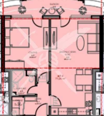 Двустаен апартамент в Поморие - 73 кв.м за 1753 €/кв.м - Снимка #1