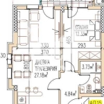 Двустаен апартамент в Пловдив, Остромила - 73 кв.м за 592 €/кв.м - Снимка #1