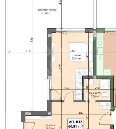 Двустаен апартамент в Пловдив, Кършияка - 139 кв.м за 452 €/кв.м - Снимка #1