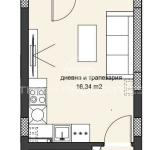 Едностаен апартамент в Пловдив, Христо Смирненски - 33 кв.м за 1597 €/кв.м - Снимка #1