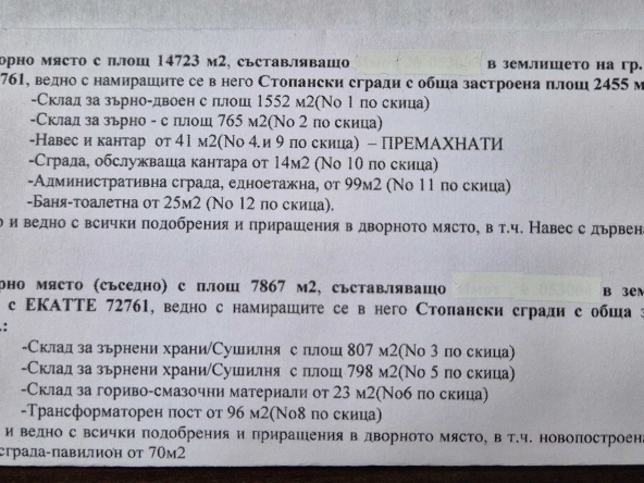 Промишлена сграда в Тополовград - 22590 кв.м за 65 €/кв.м - Снимка #1