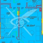 Двустаен апартамент в Бургас, Меден рудник - зона А - 62 кв.м за 904 €/кв.м - Снимка #1