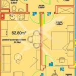 Двустаен апартамент в Бургас, Меден рудник - зона А - 59 кв.м за 909 €/кв.м - Снимка #1