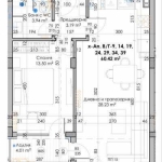 Едностаен апартамент в Пловдив, Остромила - 42 кв.м за 1477 €/кв.м - Снимка #1